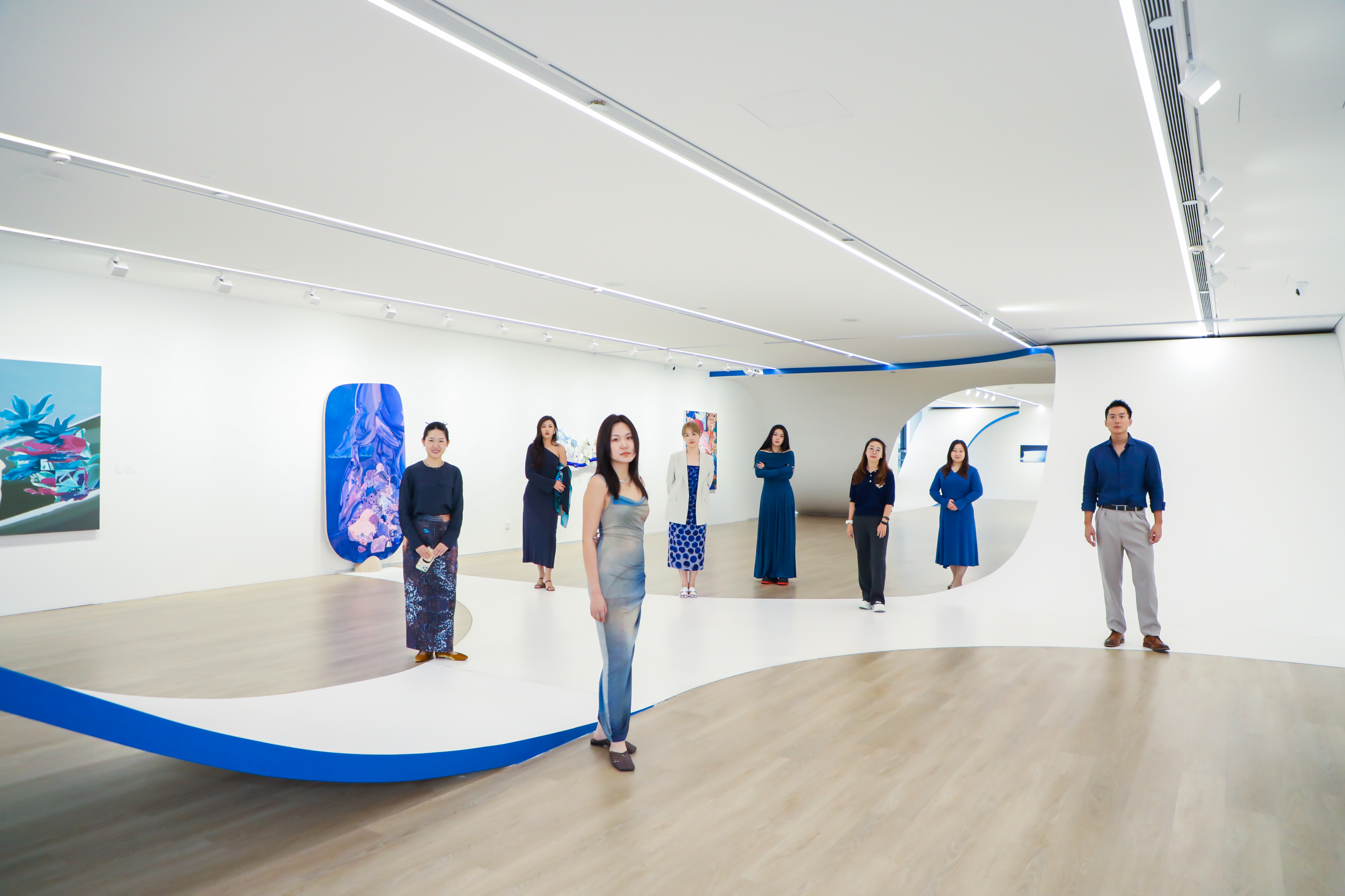 視覺盛宴！卡百利X元美術(shù)館“是日藍花”展覽全新啟幕